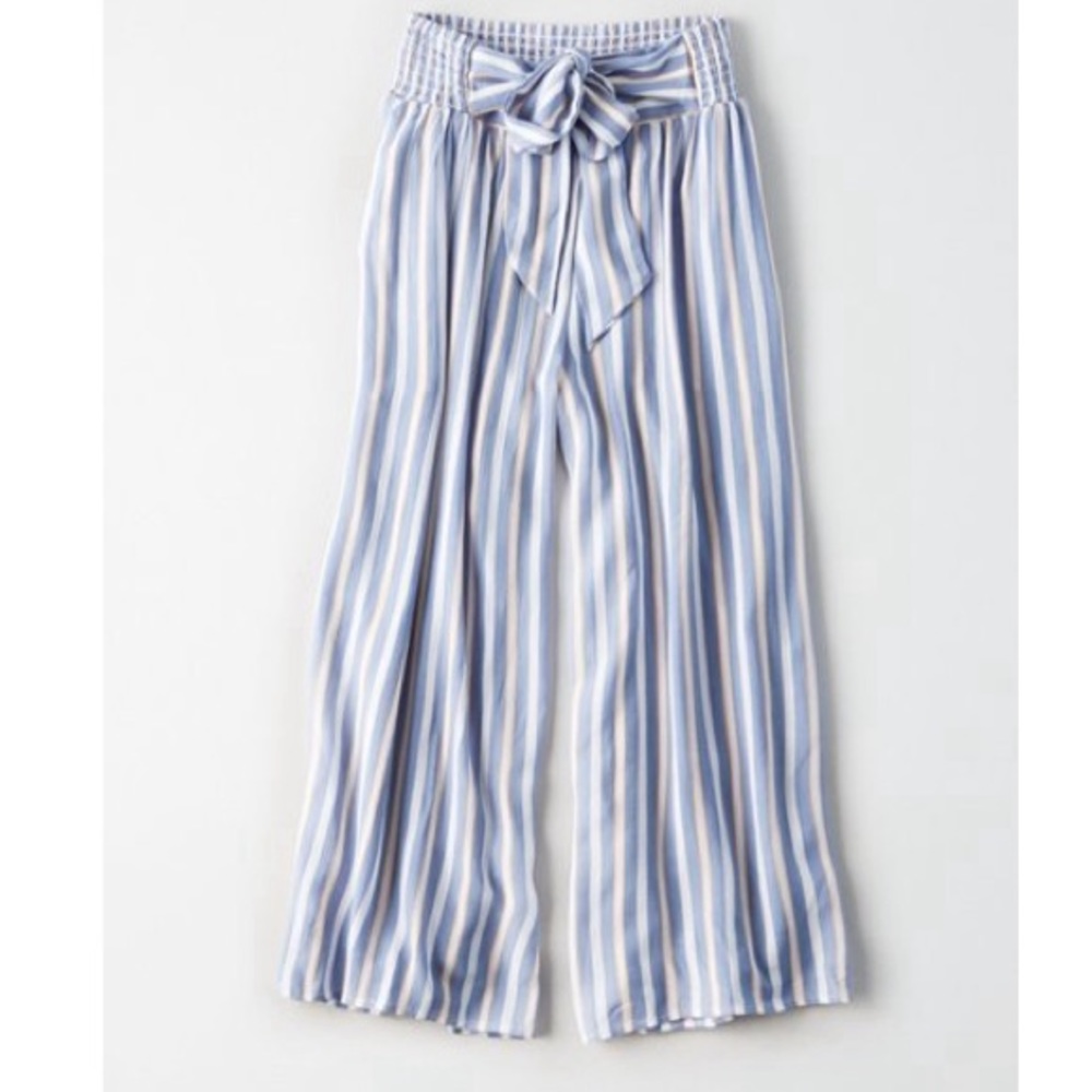 AE HIGH WAISTED CULOTTE LIGHT BLUE
